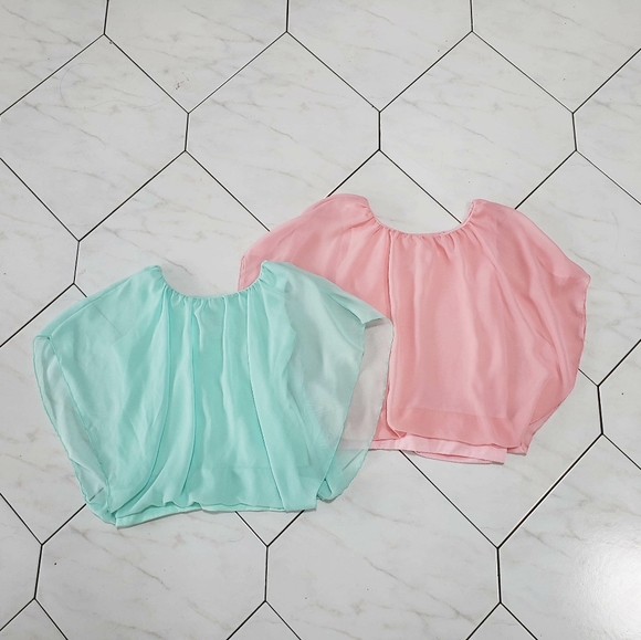 Forever Girl Other - Bundle of 2 Forever Girl Blouson Tops Size 14